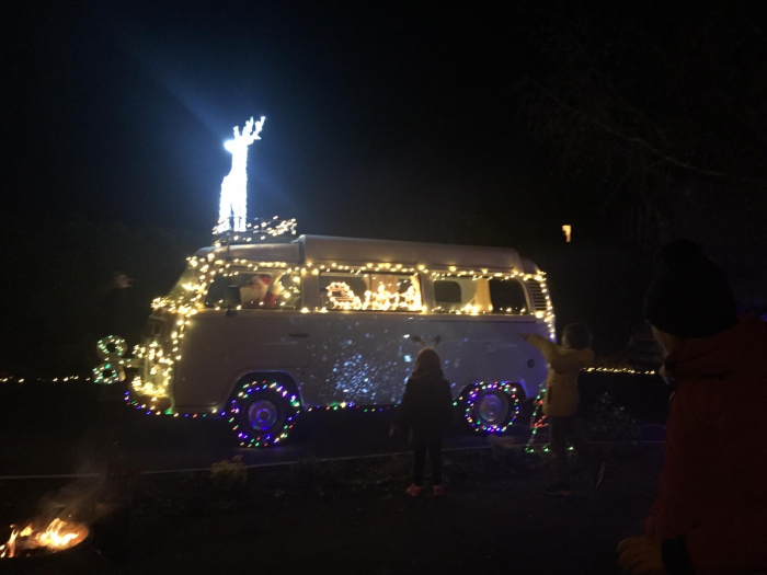 1st place - Santas Campervan at night