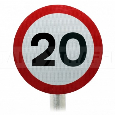20 mph sign
