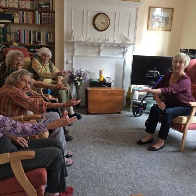 Abbeyfield Guests Exercising