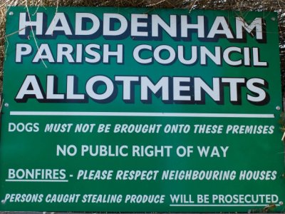 Allotments Sign