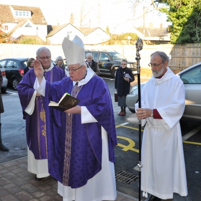 Bishop blesses new room