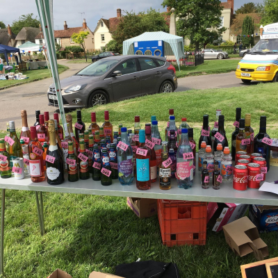 Bottle Stall at Fete