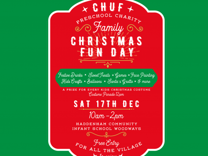 CHUF poster Xmas 2022