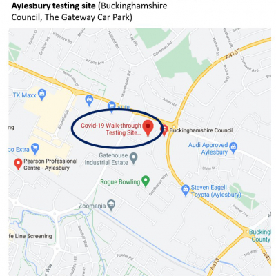 Covid Test Site_Aylesbury