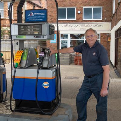Dennis at Ivor Miles Garage