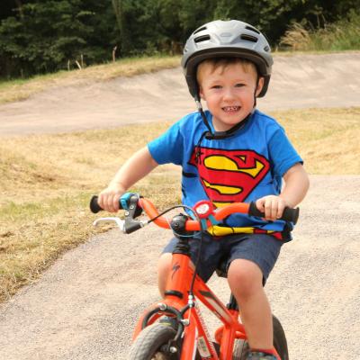 Enjoying the BMX