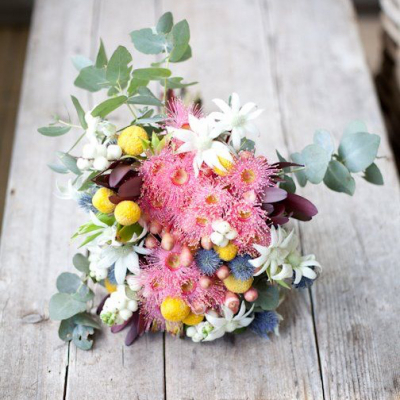 Flowers on a Bench