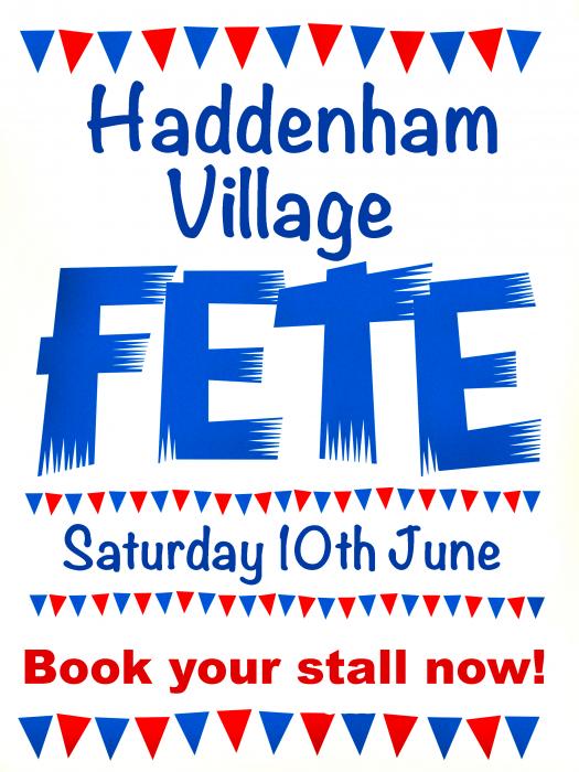 Haddm Village Fete - Stalls Poster