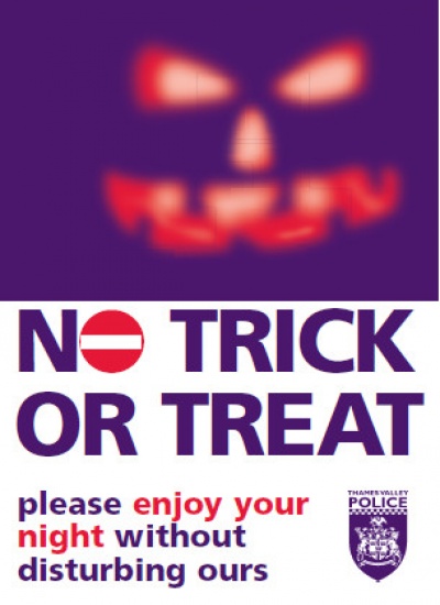 Halloween 'No Callers' Poster