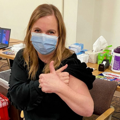 Happy to receive Covid vaccination 05