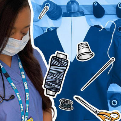 Sewing NHS Scrubs 02