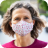 Woman wearing mask 02
