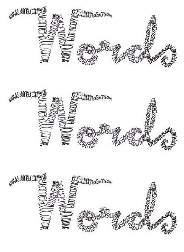 Words x3